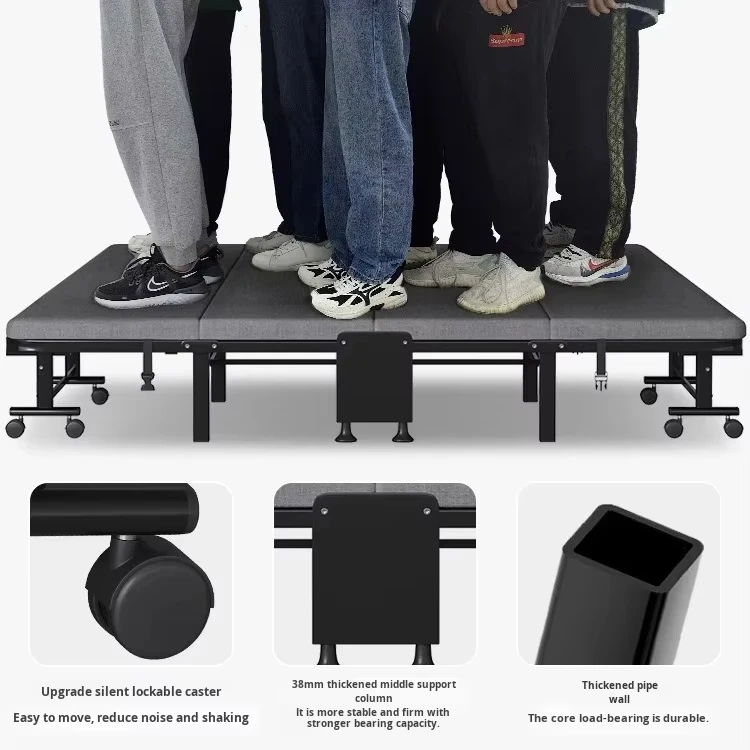Modern Metal Foldable Stackable Portable Bed Office Furniture