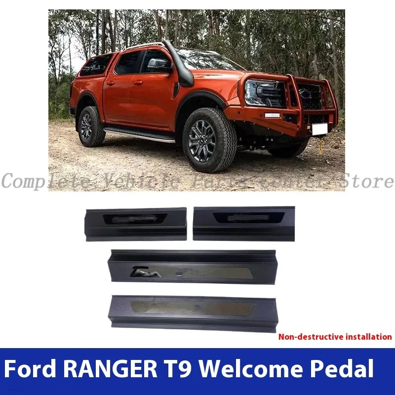 

High Quality Acrylic No Drill Door Sill Protector For Ford RANGER T9 2022+ Easy Installation