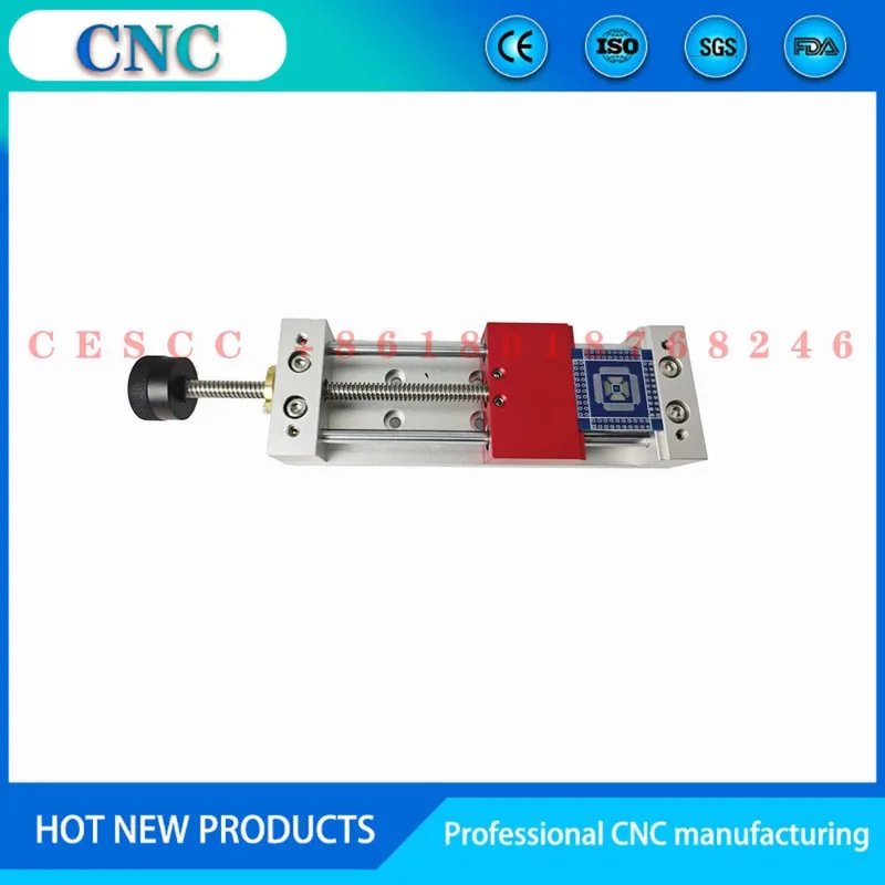 New engraving machine PCB circuit board processing vise, simple aluminum profile structure with fixing holes, simple operation