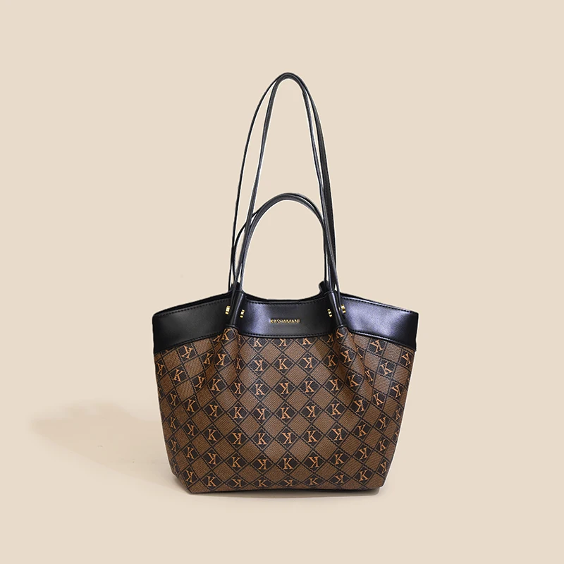 

Элегантная женская большая сумка из кожи премиум-класса, просторная внутренняя часть известного дизайнера для работы или отдыха