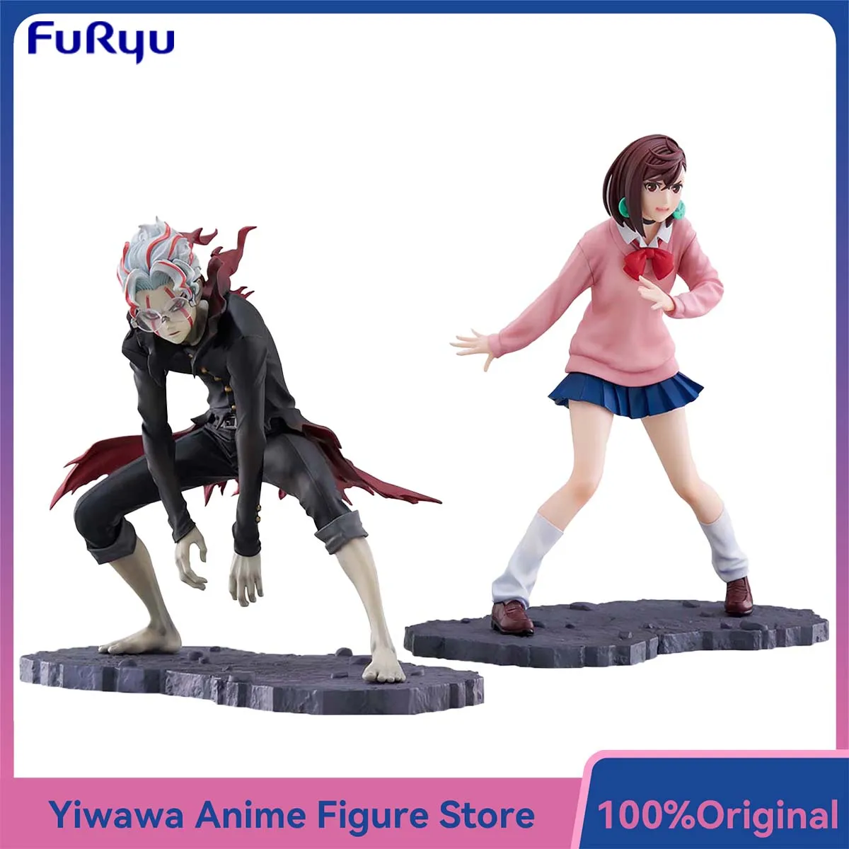 

В наличии FuRyu TENITOL Dan Da Dan Ayase Momo, новейшая кукла Bishoujo, оригинальная аниме-фигурка, модель игрушки, коллекционные настольные украшения