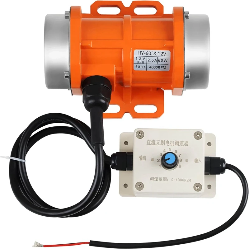 

Concrete Vibrator For Salt & Sand Spreader And Concrete Mixer 4000Rpm 60W DC12V Aluminum Alloy Case Concrete Vibrator