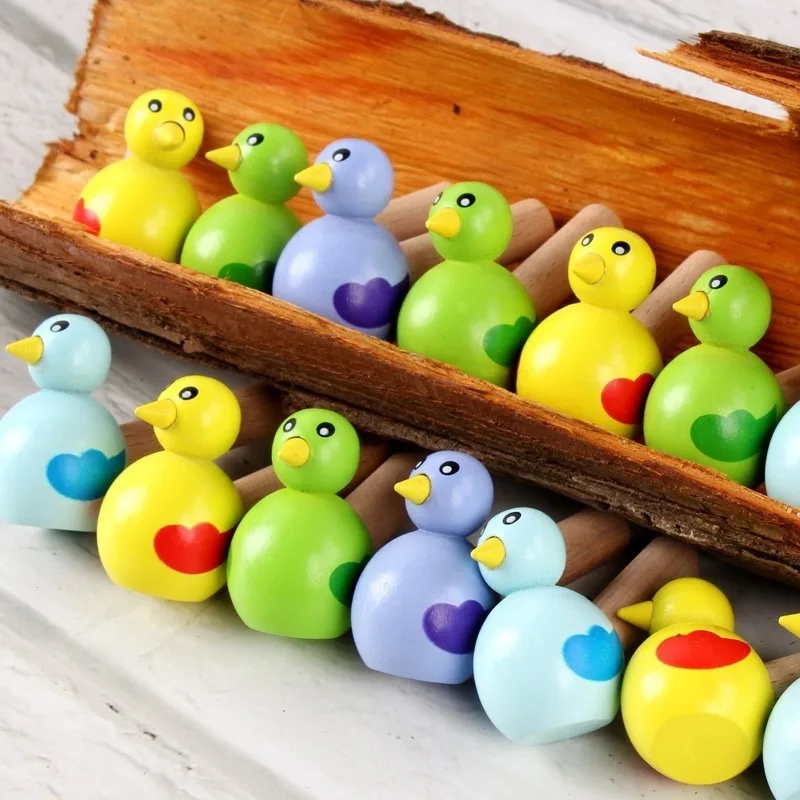 Cartoon Bird Children Whistle Musical Instruments Toy Children Jewelry Pendant Wooden Early Learning Educational Toys