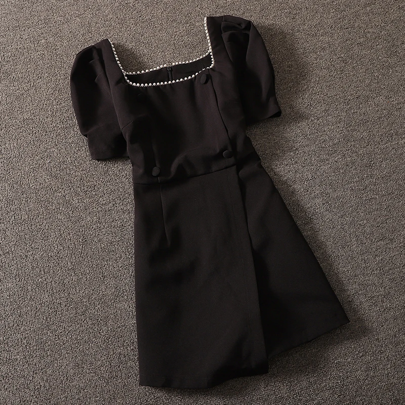 Ele High-Waist One-Piece Pants for Women Summer 2025 Embellied with Beads Wide Leg Commute Sle ort Pants