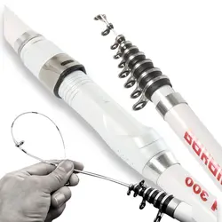 Spinning Fishing Rod Telescopic Rock Carp Feeder Carbon Fiber Pole Mini Ultralight Travel Portable Pesca 1.5/1.8/2.1-3.0M