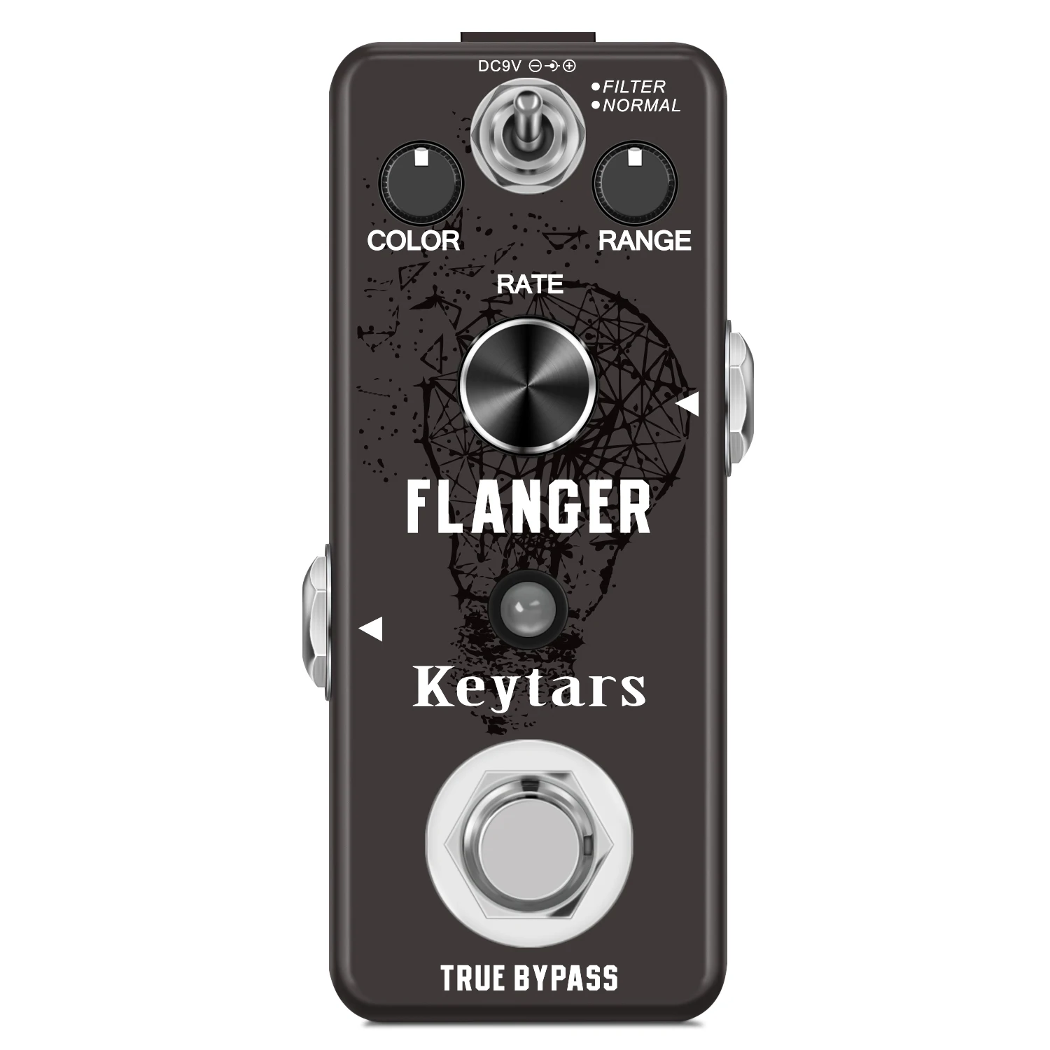 Keytars LEF-312 Pure Analog Flanger Guitar Effect Pedal with Static Filtering True Bypass Guitar Accessories