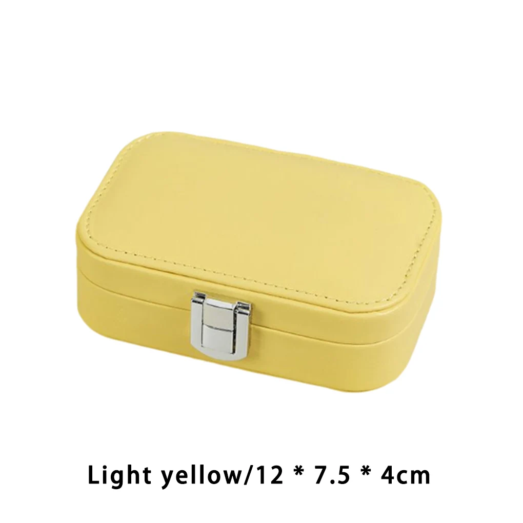 Чехол для ювелирных изделий, портативный держатель для сережек, украшение, ожерелье, бледное