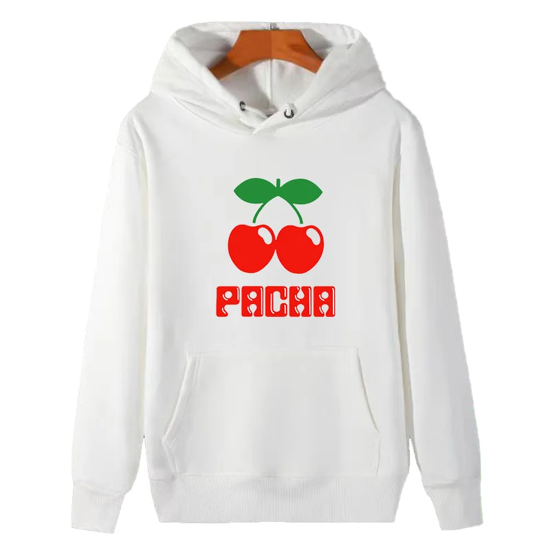 Pacha Ibiza House Cool Dance Space Privilege White Island Classic graphic Hooded sweatshirts thick sweater hoodie Men\'s clothing