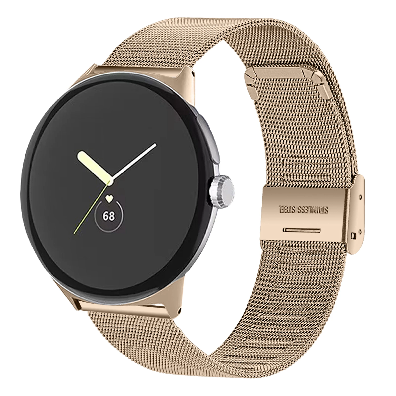 Strap for Google Pixel Watch4 5 41mm Band Metal Stainless Steel Bracelet Wristband for Google Pixel Watch 3/2/1 41mm Replacement
