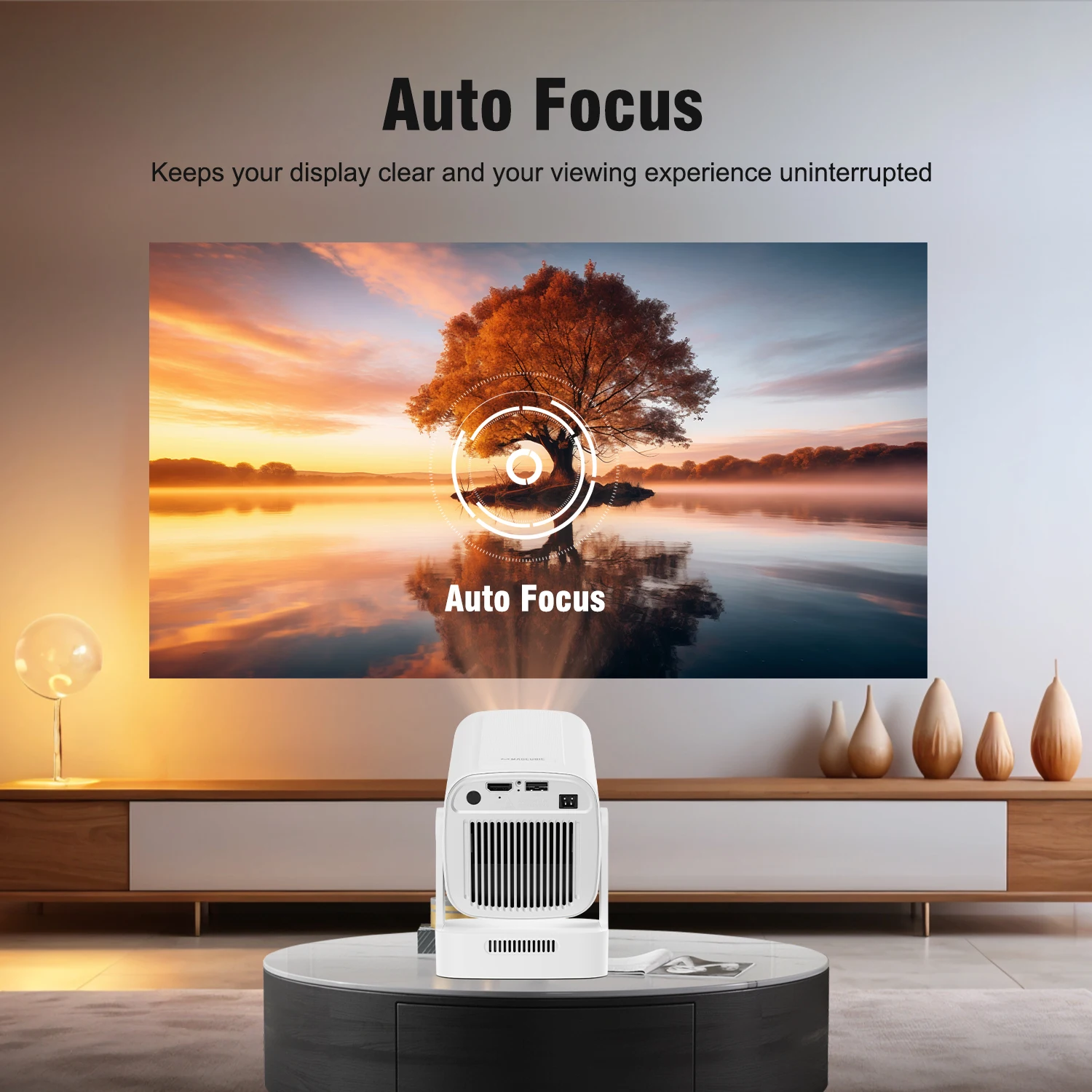 Projecteur Magcubic HY310 blan - Home Cinema Blanc avis et prix