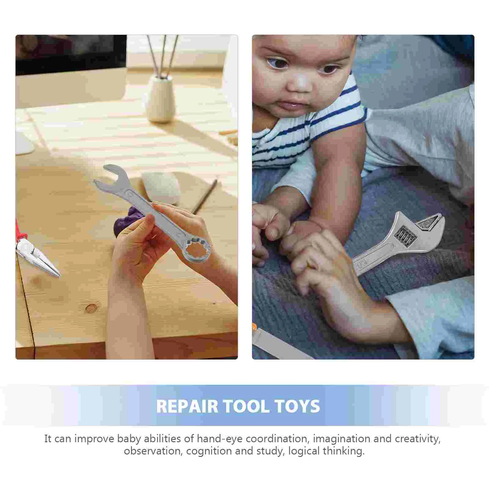 2 Set Boys Toys Simulation Repair Tool Tools Playset Baby Kit Children Puzzle Pretend