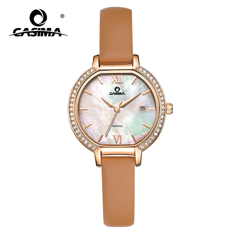 CASIMA レディース 腕時計 カップルウォッチ シンプルトレンド 防水 夜光 クォーツムーブメント モデル SP-2614-1154