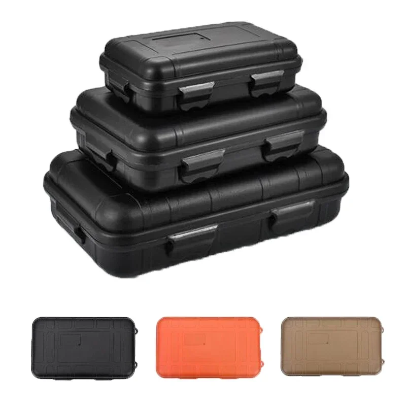 S/L/XXL Size Outdoor Plastic Waterproof Sealed Survival Box Container Camping Outdoor Travel Storage Box