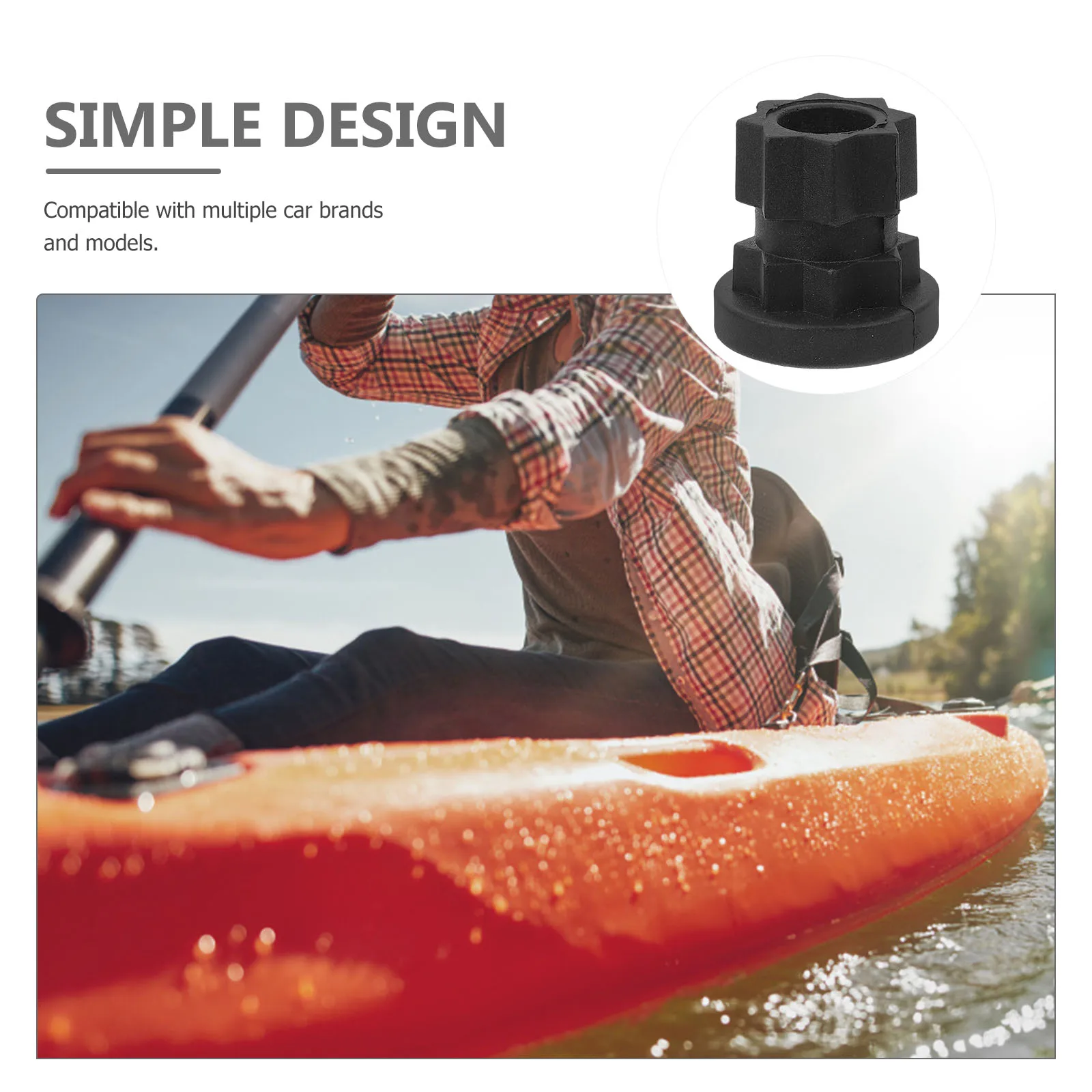 

Kayak Accessories Navigation Mount Insert Pin Plum Hole Adapter Mounting Base Fishing Rod Holder Plastic Kayak