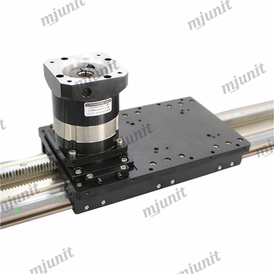 Heavy-Duty Linear Slide Module Wide Rack and Pinion Guide Rail for Steel Workbench Palletizing & Truss Manipulator