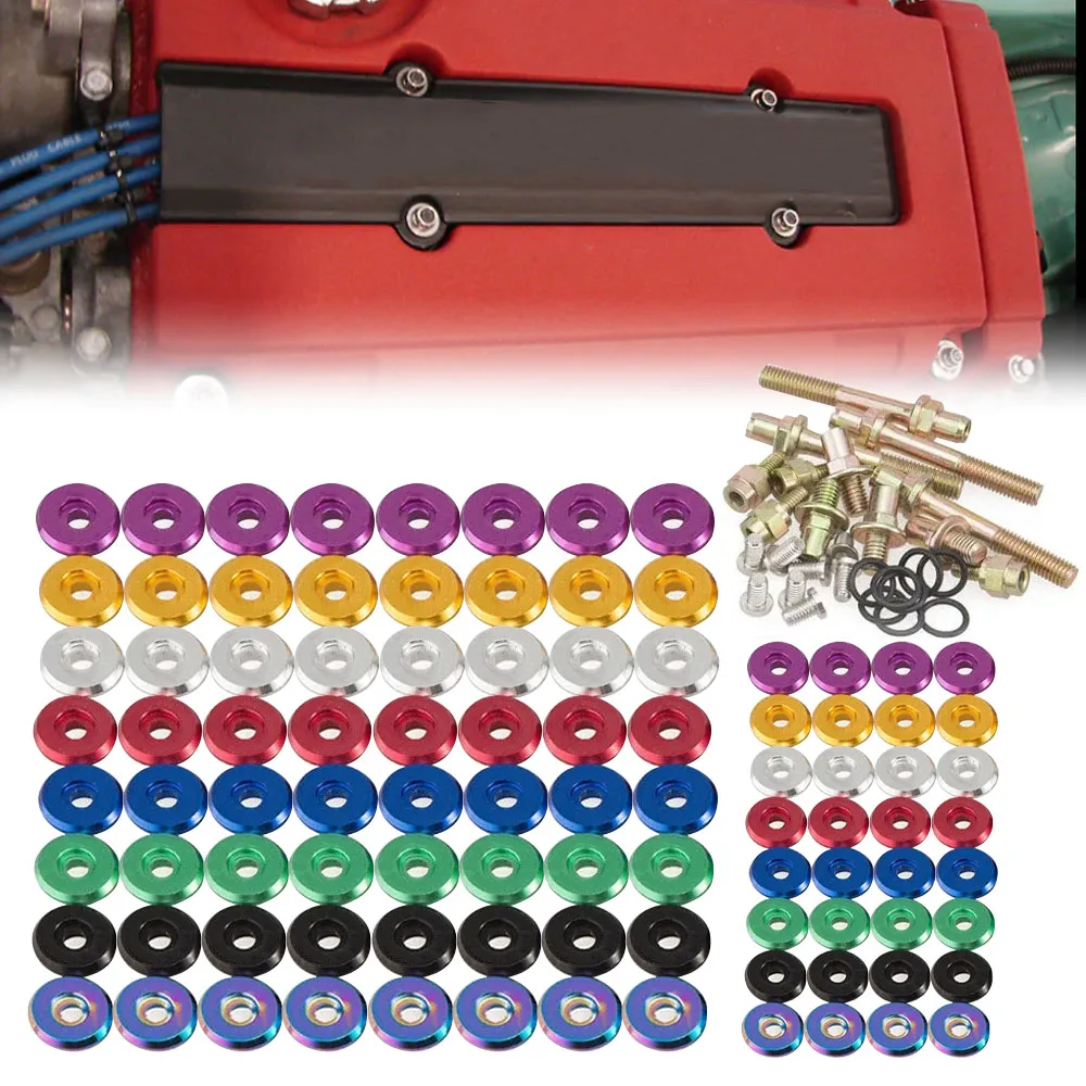 

Aluminum Low-Profile Anodise Racing Valve Cover Hardware for B-Series Vtec