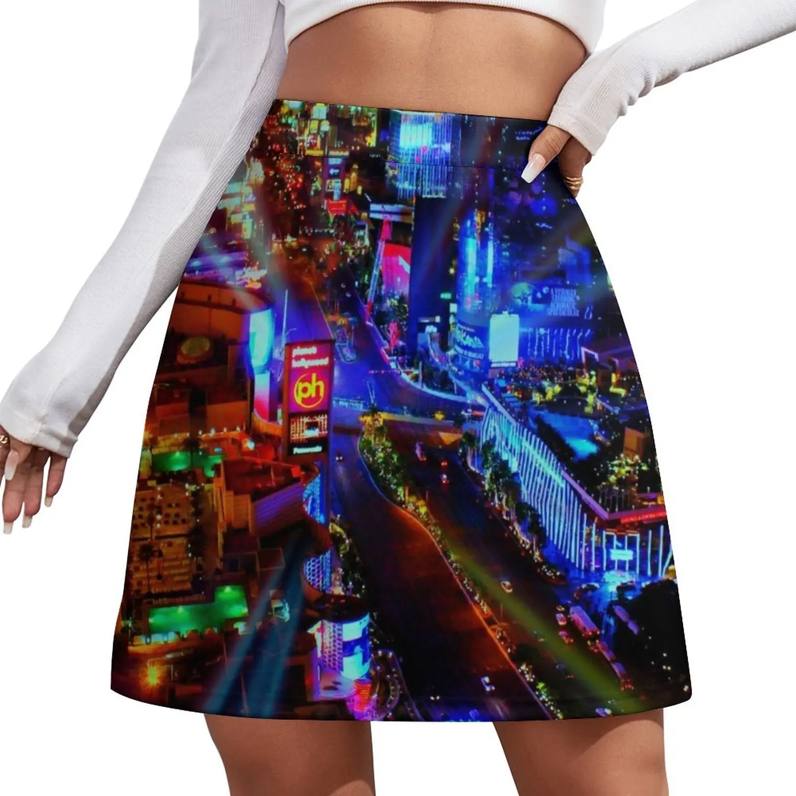 

Las Vegas Strip Mini Skirt Female skirt sexy skirt korean luxury clothing