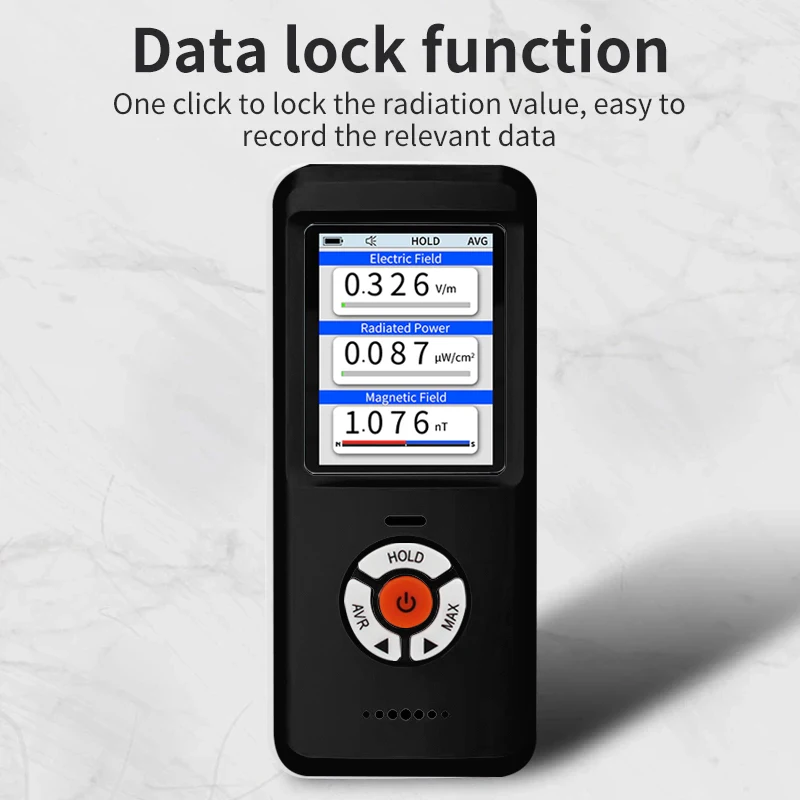 Podręczny detektor promieniowania elektromagnetycznego MUFASHA do pomiaru promieniowania elektrycznego bateria litowa pola magnetycznego