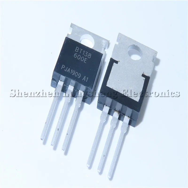 10PCS/LOT New BT138-600E TO-220 BT138 600E Triac 12A 600V  In Stock
