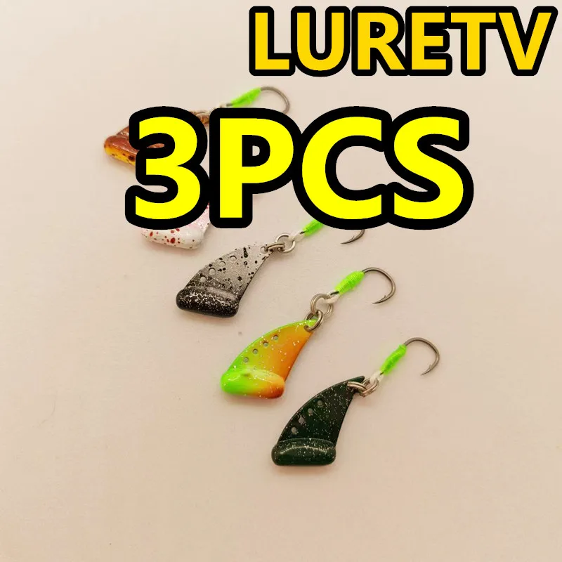 

8006 2,5 см, 2,7 г, 3 шт., приманка Luretv Road, полностью слой воды, форель, мини VIB, микроприманка с черной ямой