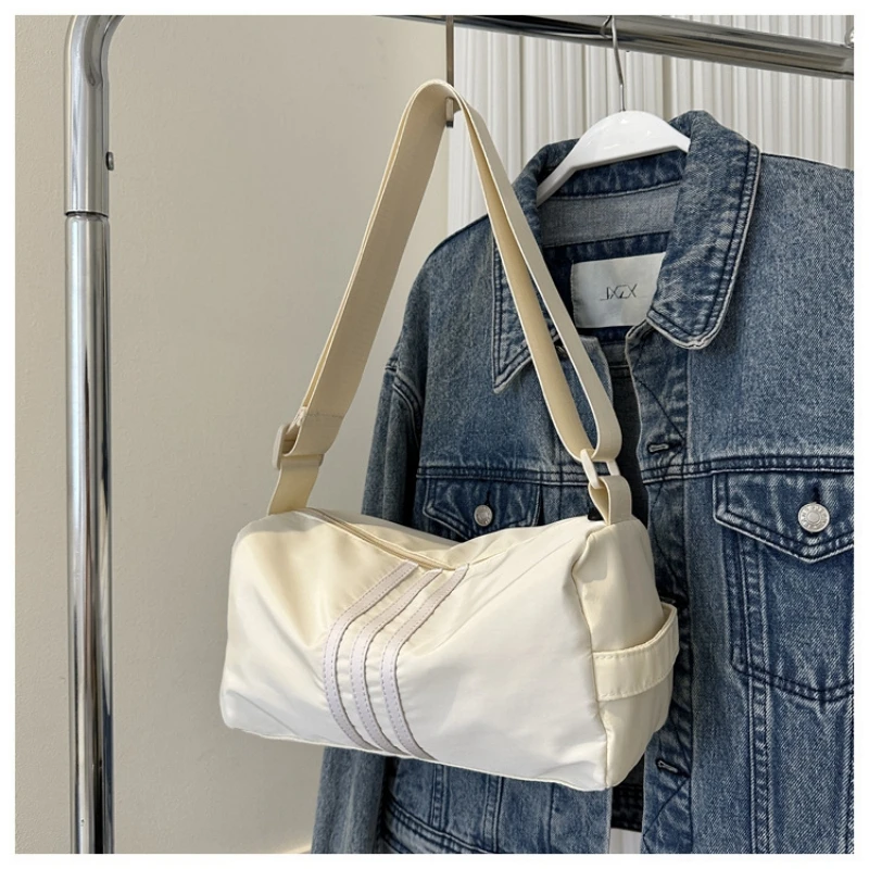 Neue Unisex einfache und modische einteilige Umhängetasche Oxford Stoff Mode Kontrast Handtasche Umhängetaschen für Frauen