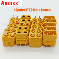 5/10Pcs Amass XT60 XT-60 Male Female Bullet Connectors Plugs For RC Cable Wire Helicopter Lipo Battery Quad Drone Plane ESC
