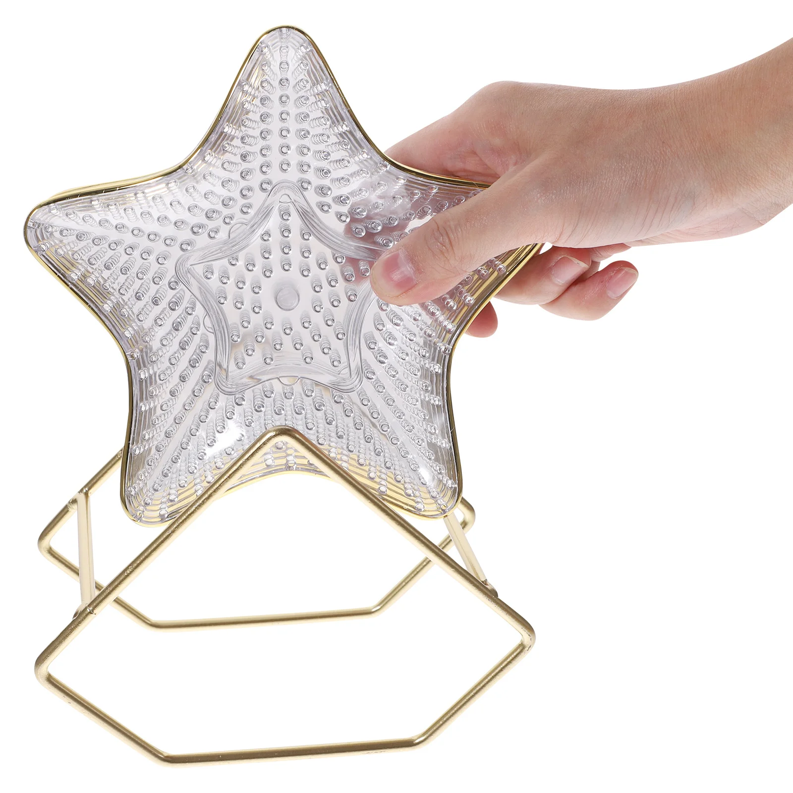 

6 шт., блюдо с золотым краем, прочные многоразовые обеденные тарелки для фруктов, конфет, закусок, десертов, столов для хранения, портативный