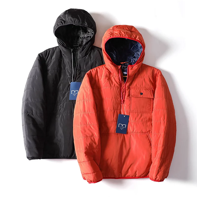 

Milan Luxury! Autumn Winter High End Outdoor Ski Cotton Jaet Men's Women's Warm Hooded Cotton Coat Trendy Youth Stand Fit