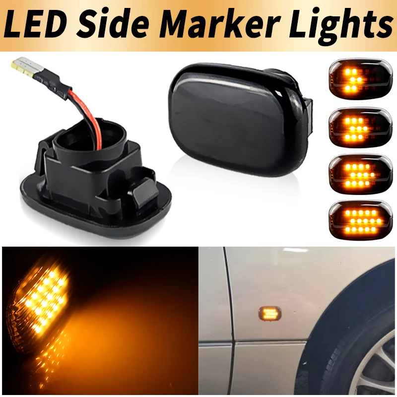 

2PCS LED Side Marker Turn Signal Lights Canbus For Toyota Celica T20 23 Corolla Caldina Avensis Starlet Prius Fielder Verso MR2
