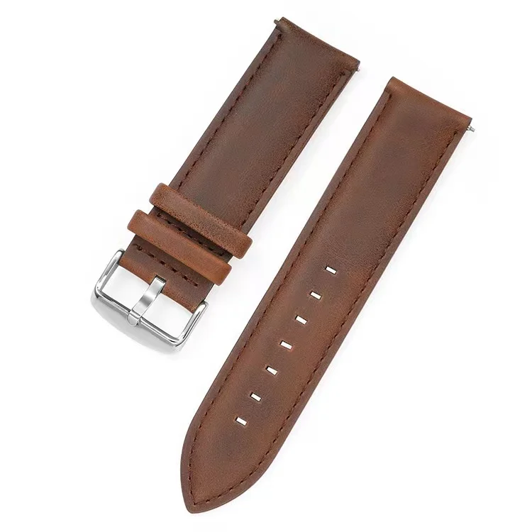 22mm 20mm Leather Strap For COLMI SKY 8/P15 Smart Watch Sport Quick Release Bracelet For COLMI P8/P8 Plus/P28 Plus/P9/V23 Watch image 5