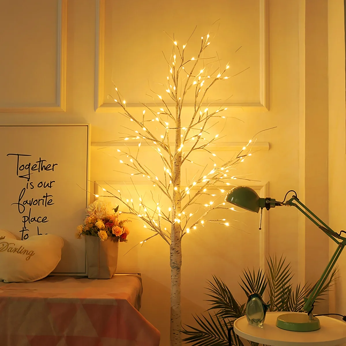 Christmas Decoration LED Birch Tree Lights Glowing Branch Light Night DIY Xmas Trees Suitable for Home Bedroom Wedding Party NEW