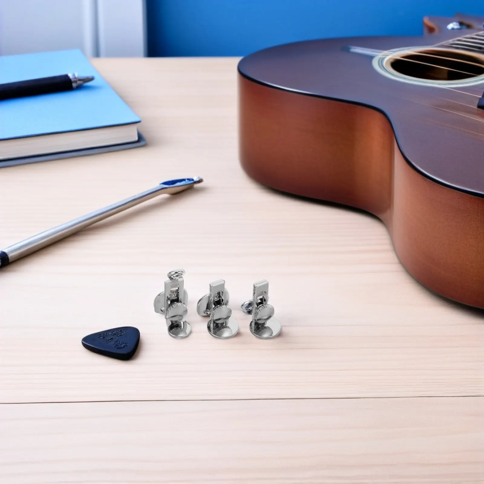 

Набор из 3 металлических регулируемых эргономичных держателей для большого пальца и пальцев для кларнета, подставка для ремонта деревянных духовых инструментов, музыкальные аксессуары