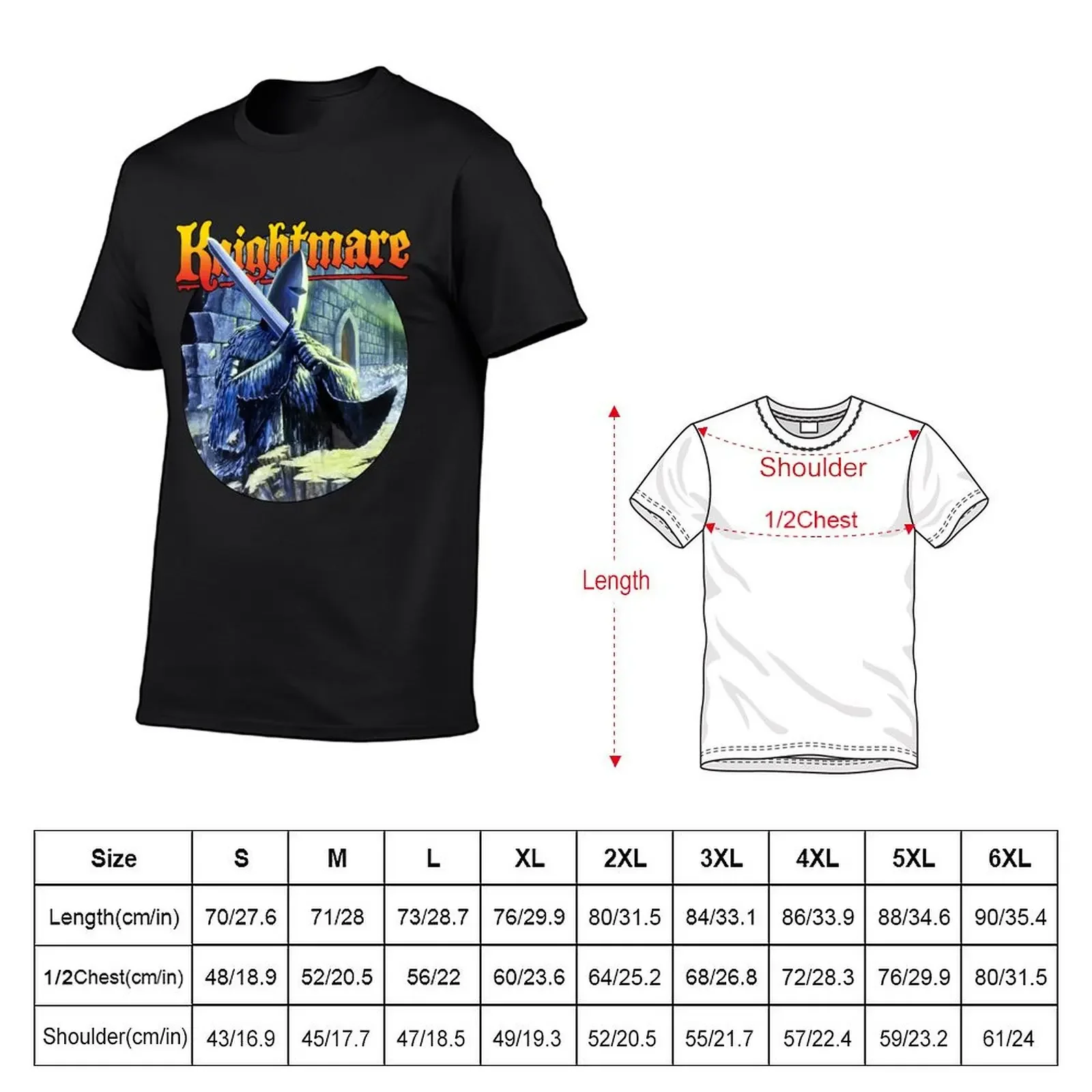 Knightmare - Fright Knight Classic T-Shirt cotton graphic tees Anime t-shirt anime clothes mens t shirt