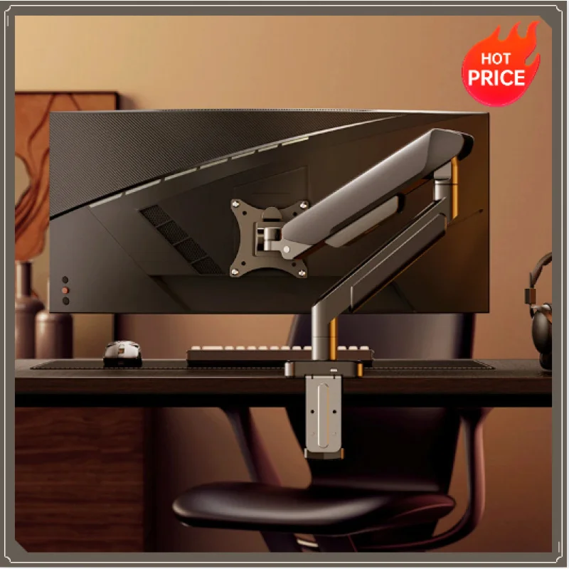Universal Single Monitor Bracket Up To 32 Inches And 19.8 Lbs Per Screen Computer Desk Mount Stand Adjustable Computer Bracket