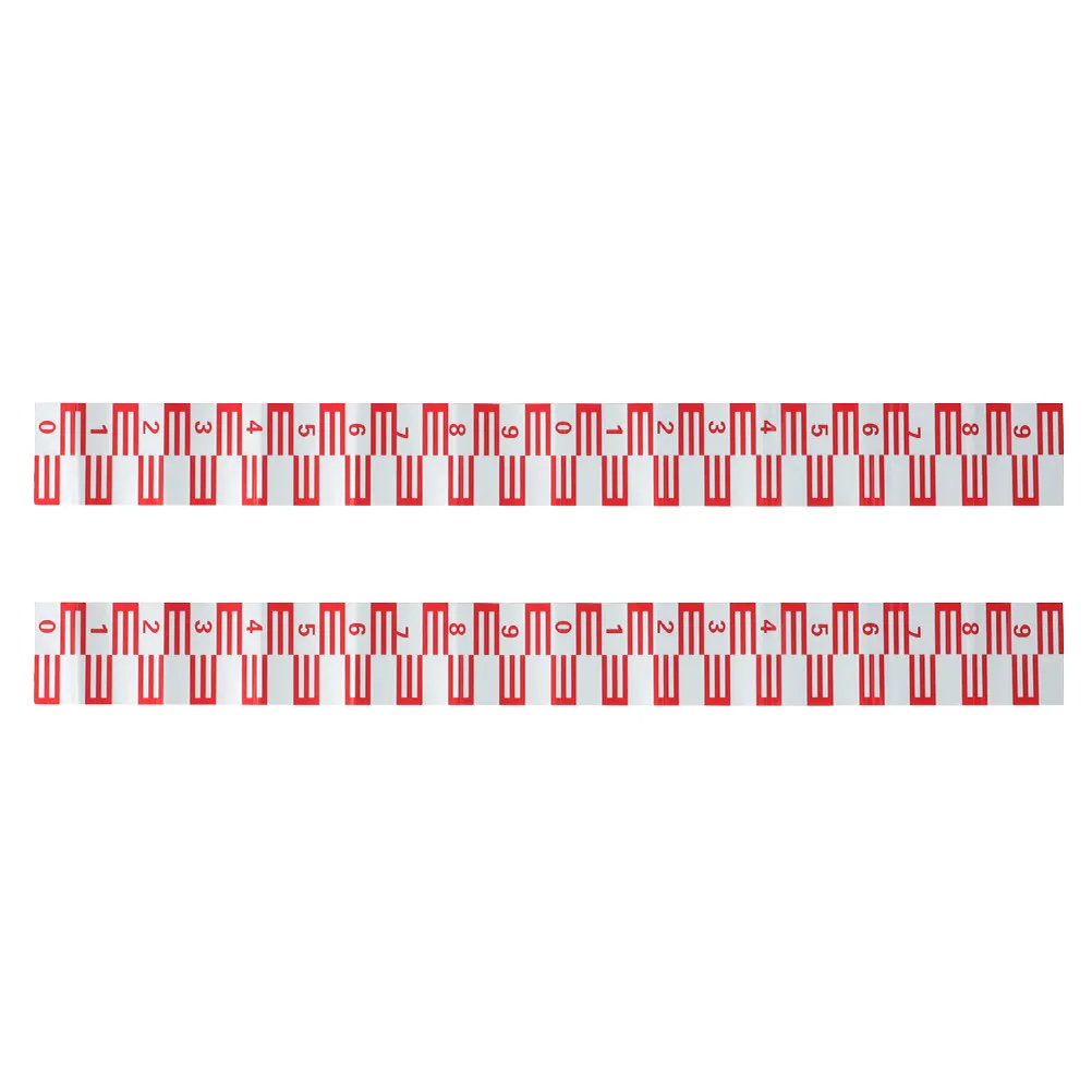 Pool Water Level Stickers 2 Pack Reflective Waterproof Self Adhesive Ruler for Swimming Pool Aquarium Pond