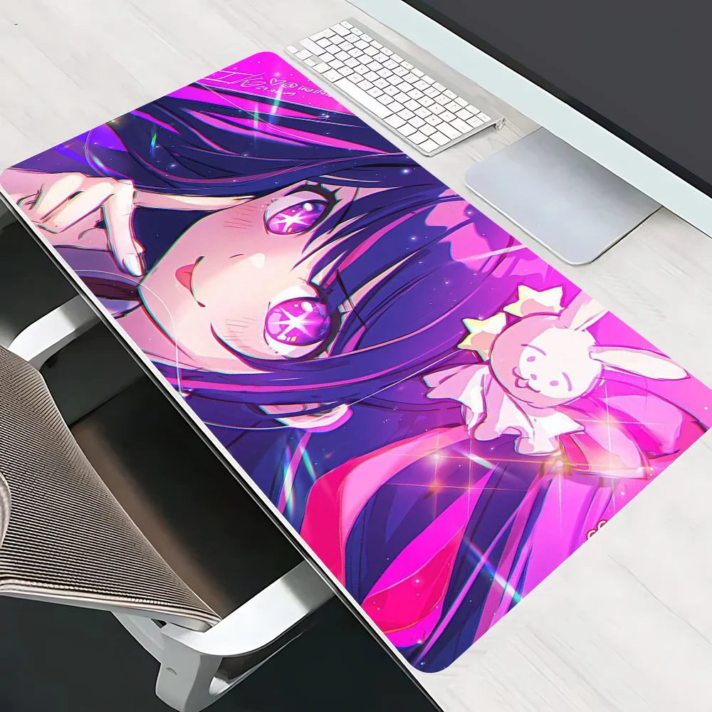 H-Hoshino Ai Draincore Mousepad Mouse Pad Large Computer Gaming Keyboard Rug Mousepad Laptop Gamer Accessories Desk Mat HD