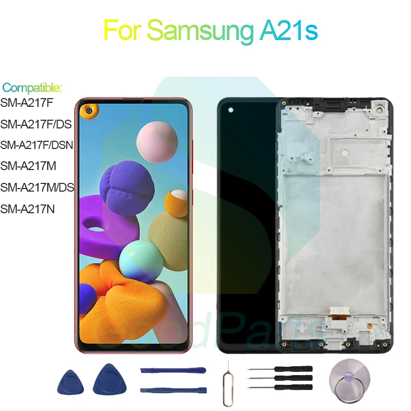 

For Samsung A21s Screen Display Replacement 1600*720 SM-A217F/M/DS/DSN//N A21s LCD Touch Digitizer