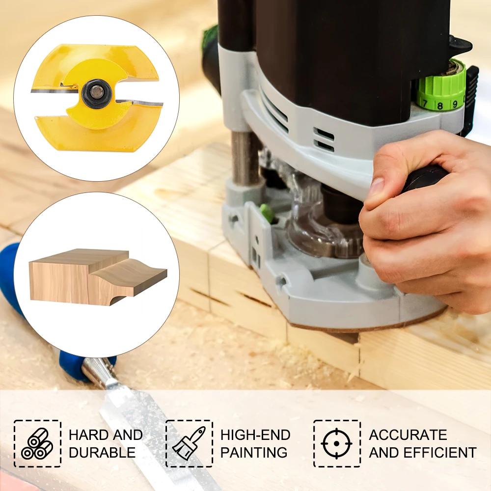 XCAN 45 درجة قفل ميتري راوتر بت 1/2 عرقوب مشترك راوتر بت الباب لسان سكين قاطعة المطحنة لأدوات النجارة