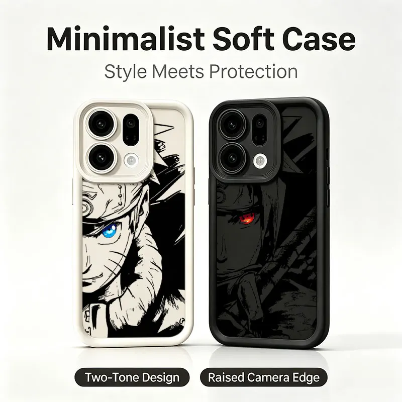 Coque de téléphone antichoc Anime N-Narutos, pour OPPO A5 A6 Pro A5X A6X A16 A17 A54 A57 A60 A73 A77 A79 A80 A93 F19 F21 Find X9 Pro