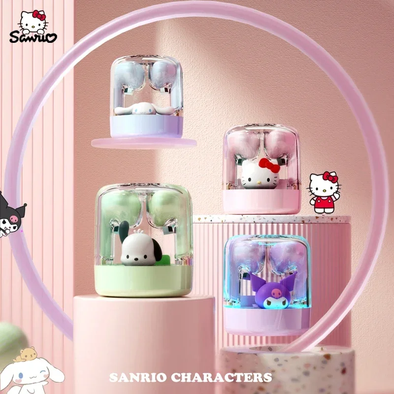 

Sanrio HelloKitty Cinnamon Wireless Bluetooth Headphones Sports Headphones Cartoon Student Party Daily Cute High Value Gift