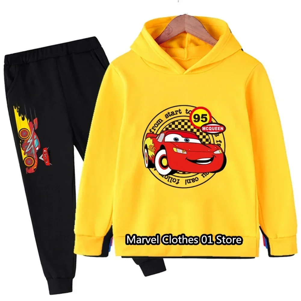 

Sudadera con capucha de regalo de cumpleaños para niños, abrigo de Disney Lightning McQueen, ropa bonita de coche para niños y n