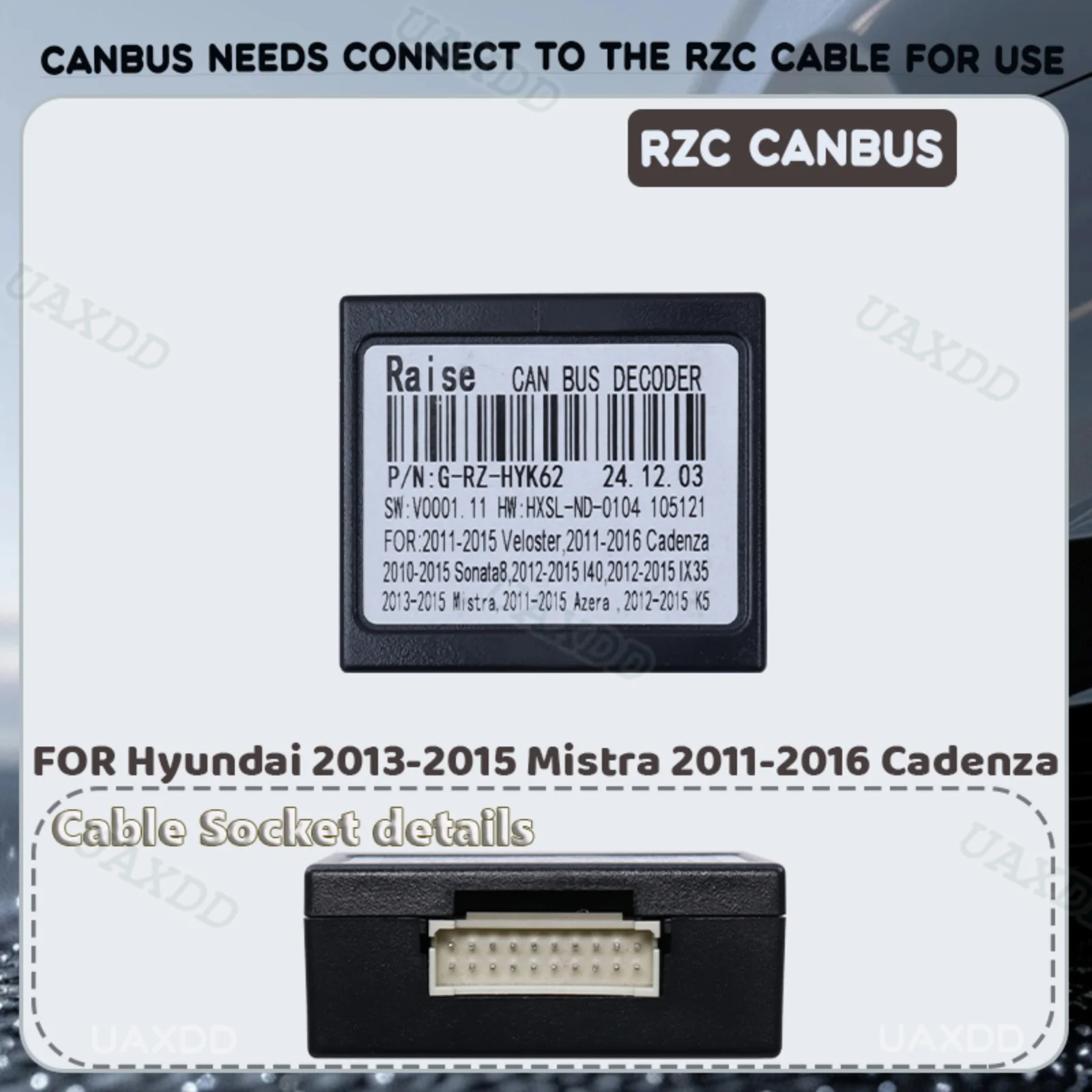 FOR Hyundai Amplifier Sonata AZERA VELOSTER Fully Compatible Sonata8 IX35 VELOSTER 140 K5 Sonata 9 2Din Car Canbus Automotive CD
