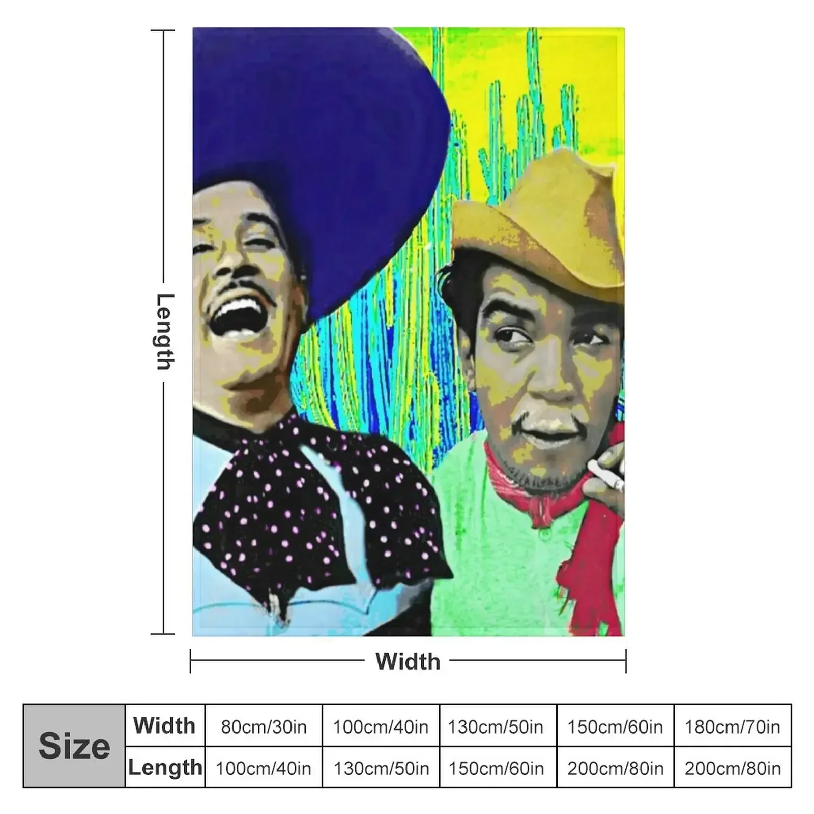 Pedro Infante y Cantinflas Cantando Mexican Movie Stars of Old Throw Blanket Designers Thin christmas decoration Blankets