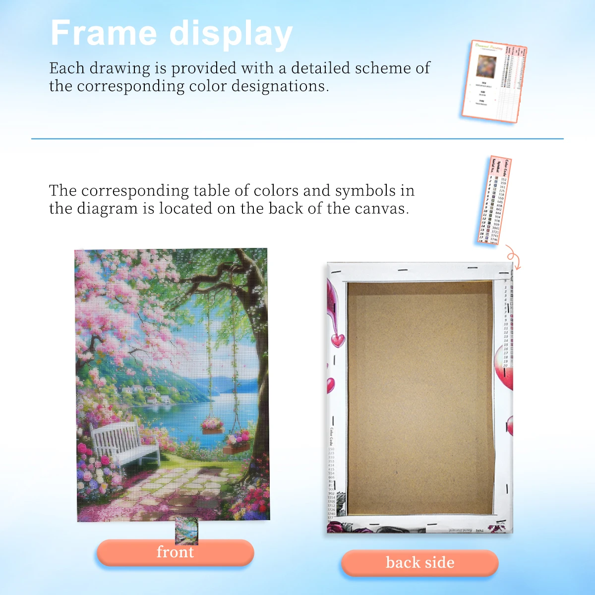 RUOPOTY White Chair 5d Diamond Painting Kits For Adults For Adults Diamond Art Kits Landscape Full Round Diamond Art Painting