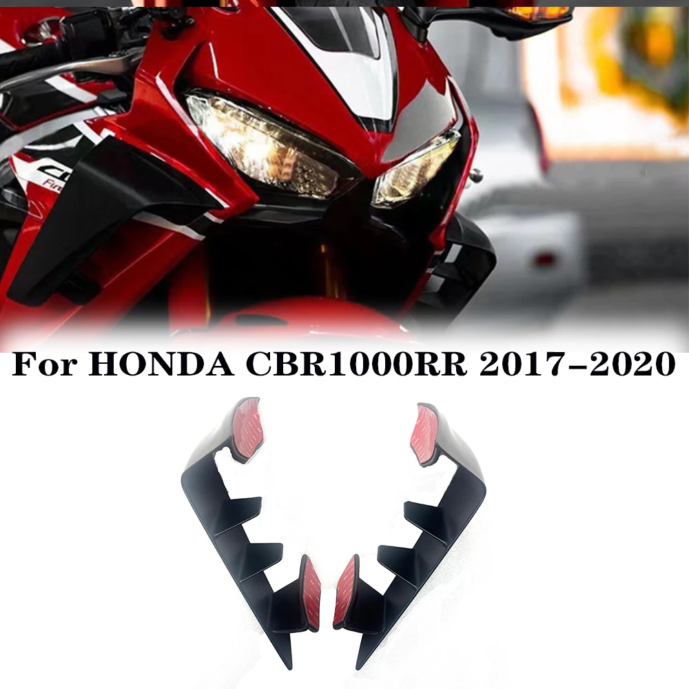 

Motorcycle Fairing Parts Fixed Wing Suitable for Honda CBR1000RR CBR 1000 RR 2017-2020 Aerodynamic Aileron Side Wing Spoiler