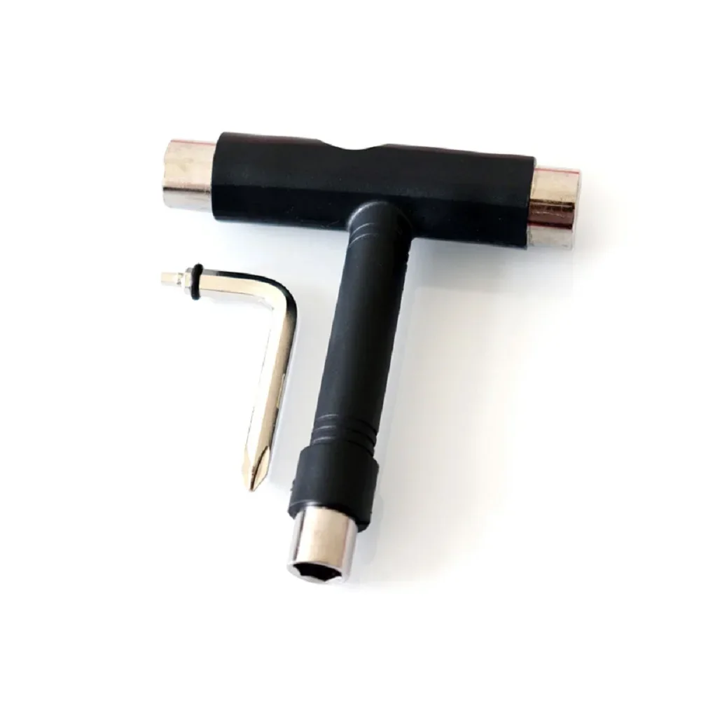 

T-Shape Skateboard Tools Wrench Multifunction Mountain Bike Electric Scooter Snowboard Wrench Adjusting Parts Screwdriver ﻿tool