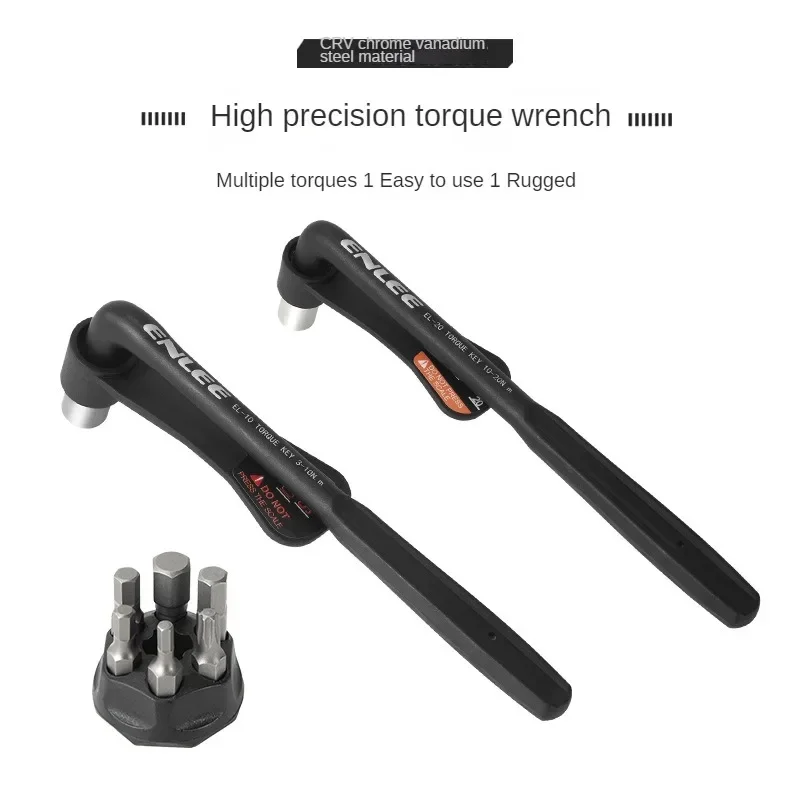 Bicycle Torque Wrench Convenient High Precision Torque Wrench 10-20NM Alloy Hexagon Set Torque Wrench