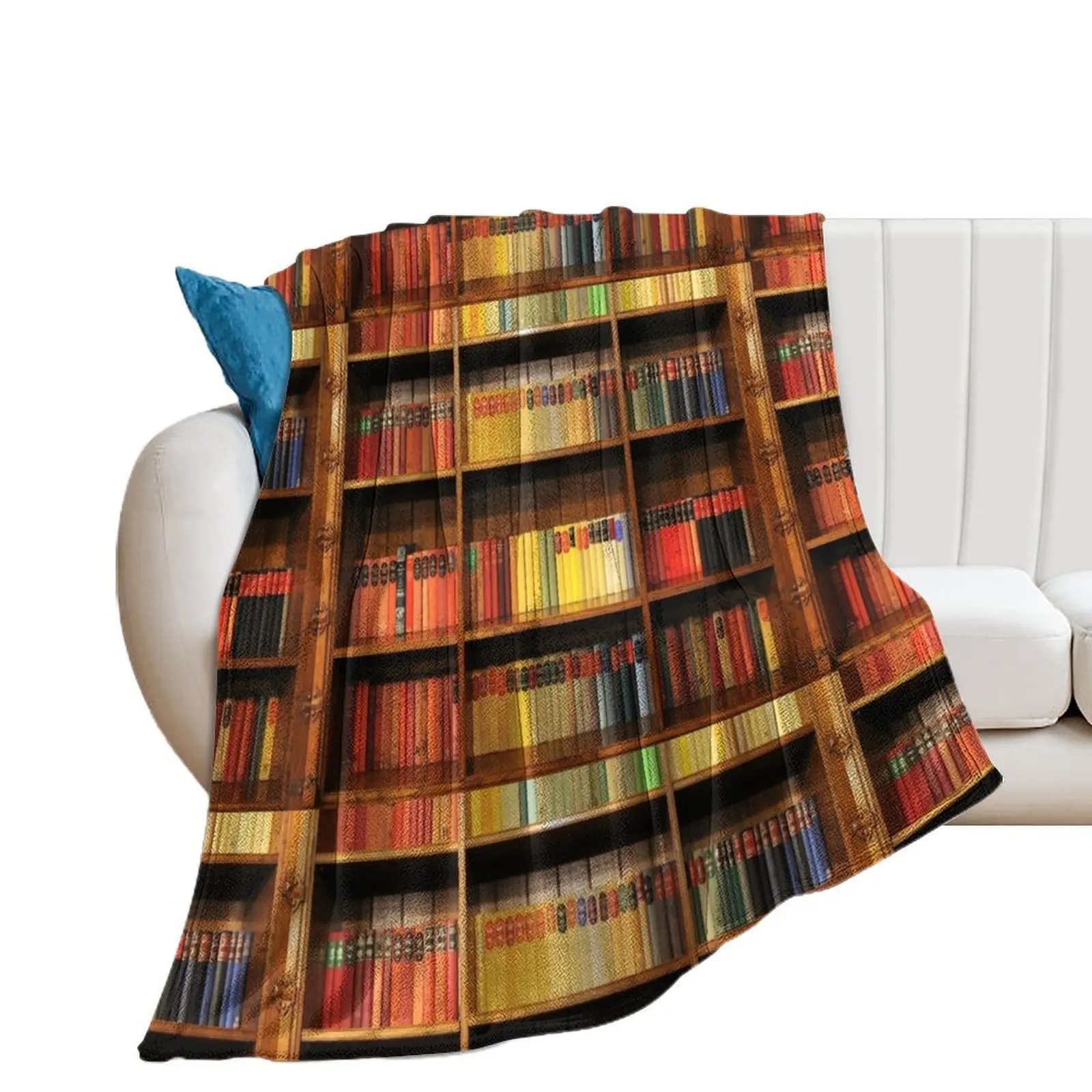 

Bookshelf 1 Throw Blanket Fashion Sofas Furry blankets ands Blankets