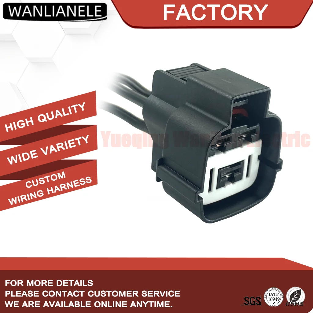 50 Sets MG652290 3 Pin Waterproof Connector 42A 312II WP Series Fit Hyundai Kia Radiator Fan Water Tank Plug