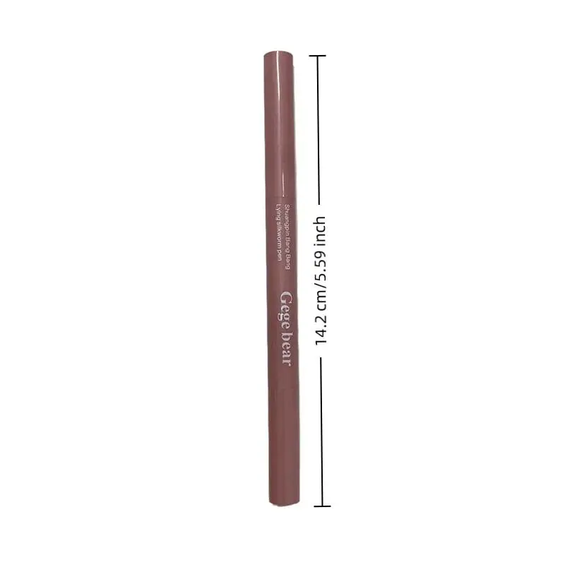 1 Stück Gege Bear 2-in-1 Zweifarbiger Liegender Bleistift Dreieckiger Kopf Highlighter Unter-Augen-Aufhellung Wasserfester Lidschatten Make-up-Tool